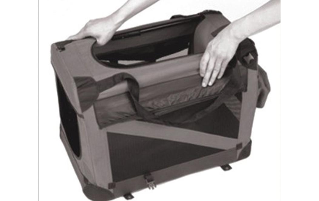 Tasche Traveller Plus S Blau / Grau, 50 x 35 x 35 cmPraktische Reisetasche für kleine Hunde oder Katzen