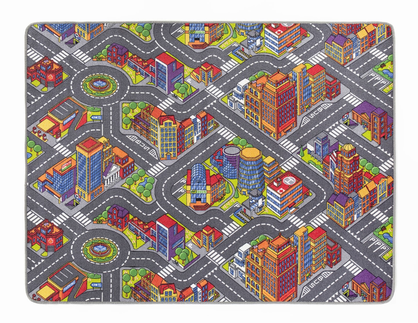 Teppich Big City Mehrfarbig 140 x 200 cm