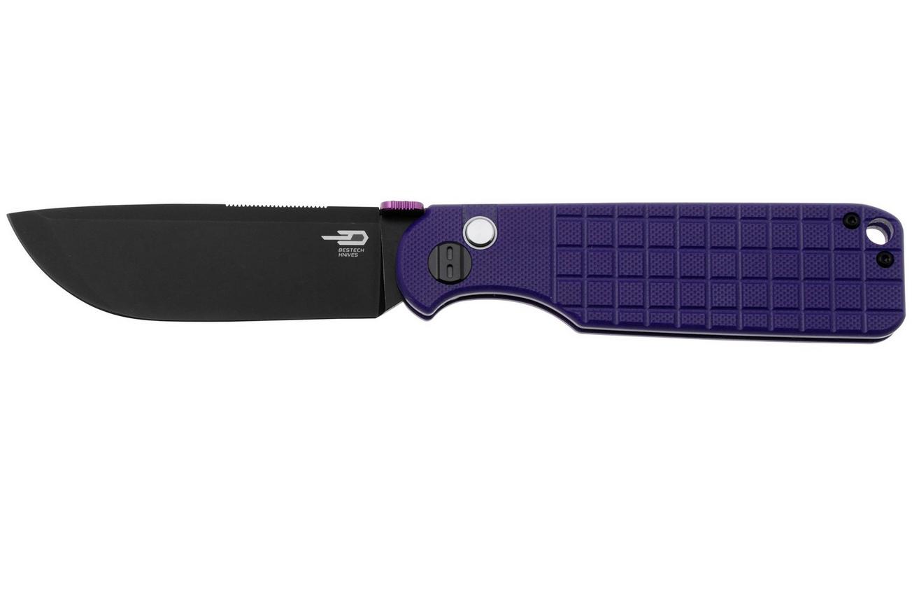 Bestech Glok BG55D Blackwashed Purple G10, zakmes, Keanu Alfaro Design