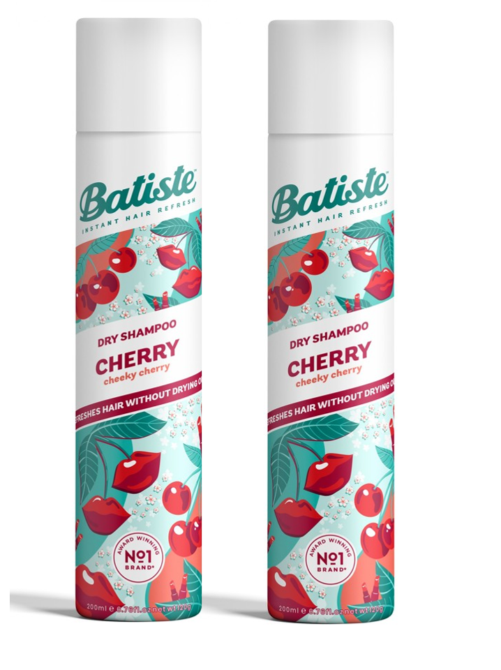 Batiste - 2x Dry Shampoo Cherry 200 ml - Tørshampoo