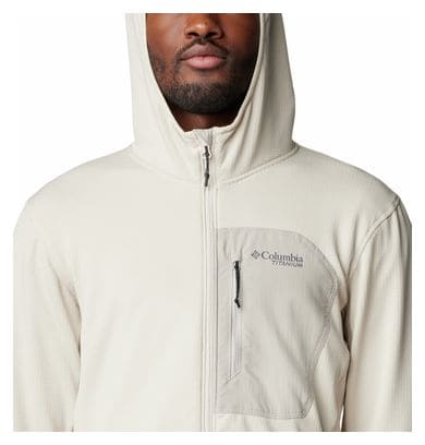 Polaire à Capuche Columbia Triple Canyon Grid Blanc