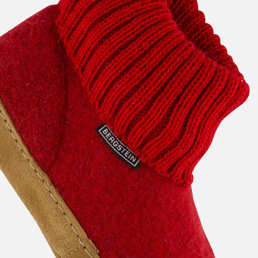 Bergstein cozy lux pantoffels rood