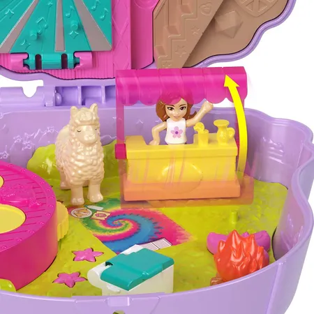 Mattel Polly Pocket Camp Abenteuer Lama Schatulle