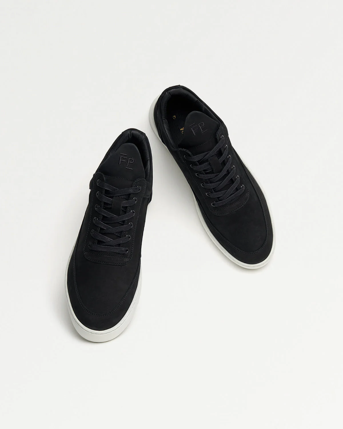 Low Top Ripple Nubuck Black