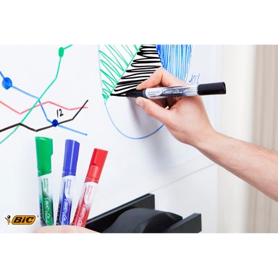 BIC VELLEDA LIQUID INK TANK - Marqueur effaçable - pointe ogive - vert