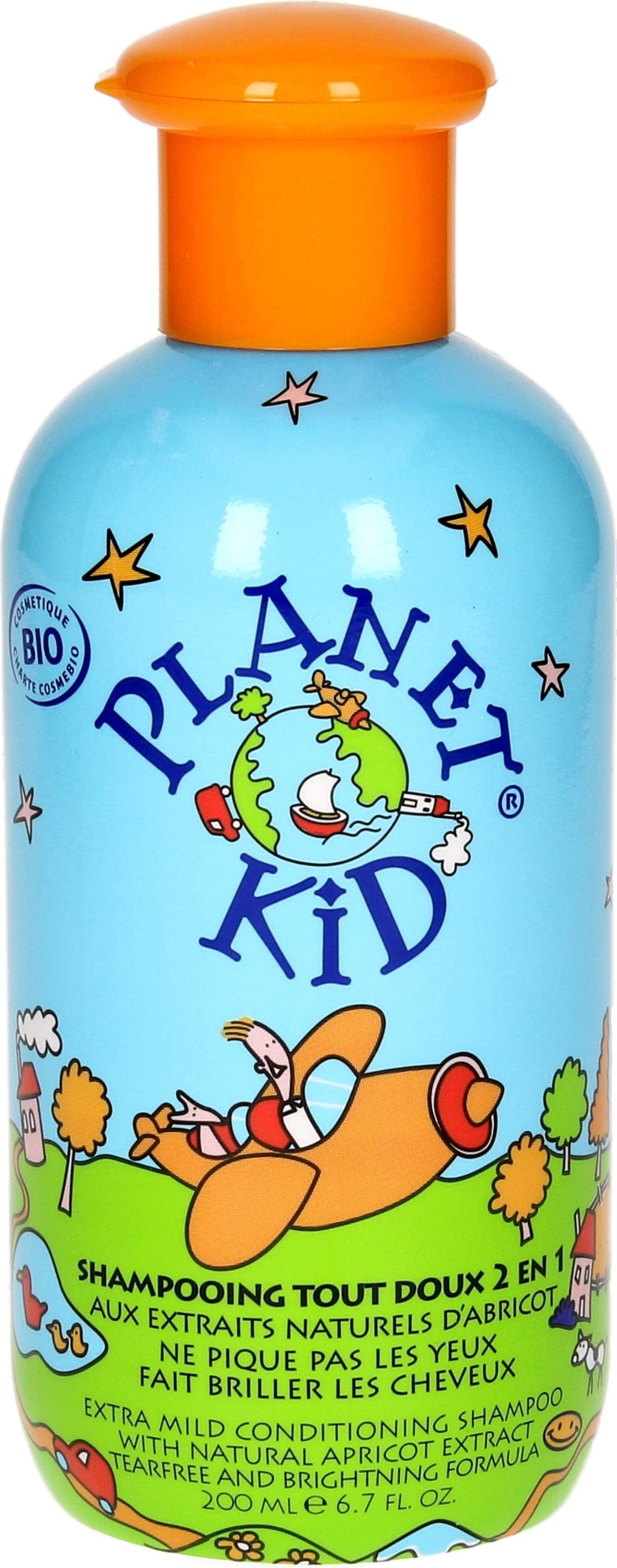 Planet Kid  2in1 Brightness Apricot Shampoo, 200 ml