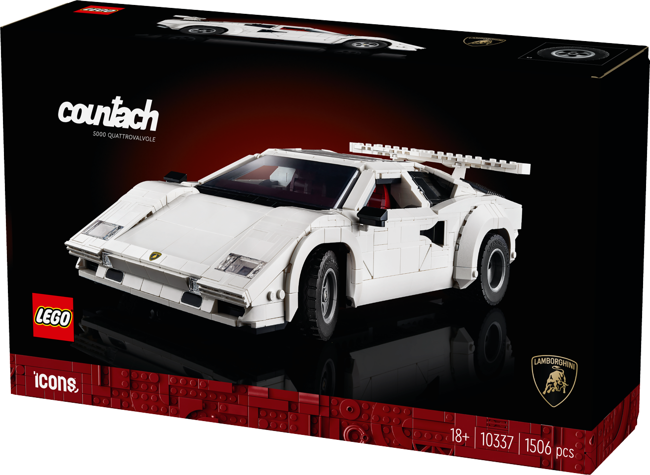 LEGO - Icons - Lamborghini Countach 5000 Quattrovalvole (10337)