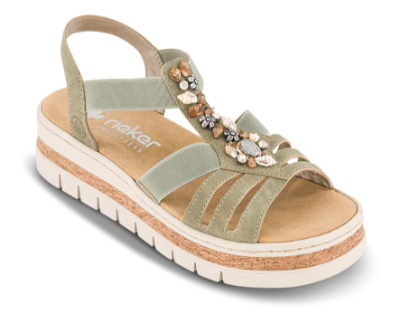 Rieker Sandal Grøn V4949-52