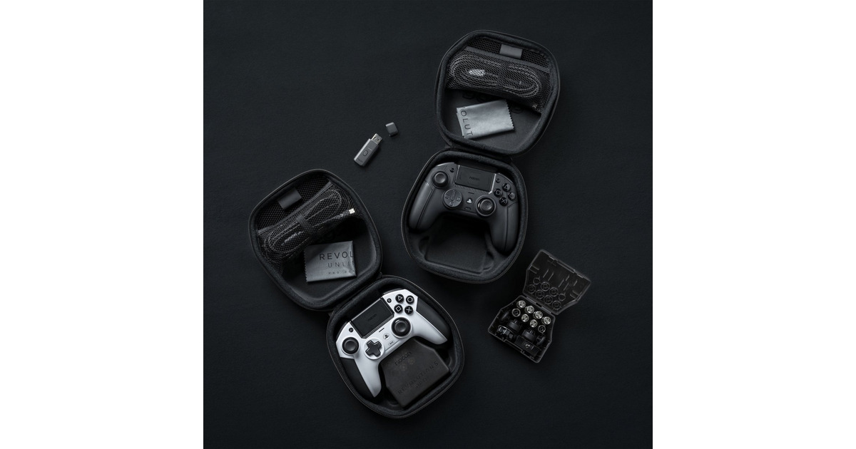 NaconRevolution 5 Pro - Wit gamepad  (Wit, PlayStation 5, PlayStation 4, Pc, 2.4 GHz / Bluetooth / USB-C)