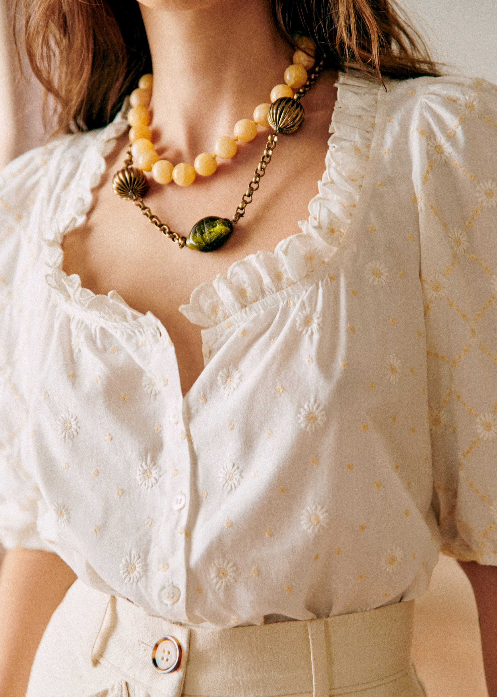 Collier Danae - Jaune - E-SHOP/BIJOUX Colliers 5905808