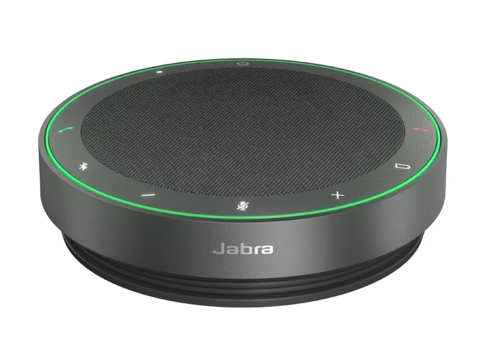 Jabra Speak2 75 UC - Konferencetelefon håndfri - Bluetooth - trådløs, kablet - USB-A, USB-C - mørkegrå - Certified for Zoom Rooms, Zoom Certified, Alcatel-Lucent Certified, Avaya Certified, Cisco Webex Certified, Unify Certified, MFi Certified, Googl