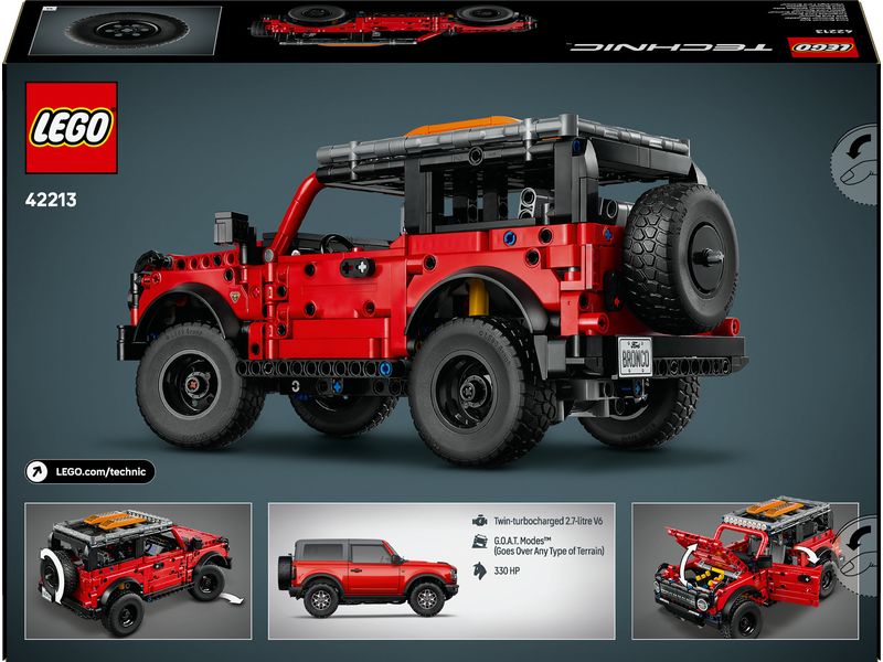 LEGO® Technic Ford Bronco Offroader 42213 Bauset mit einem Modell des Ford Bronco