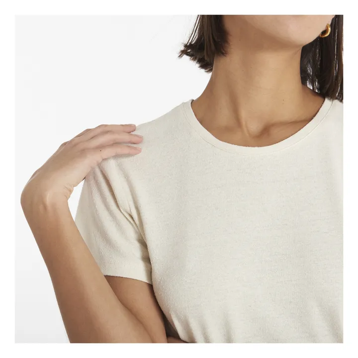 Baserange T-Shirt Soie Sauvage | Ecru