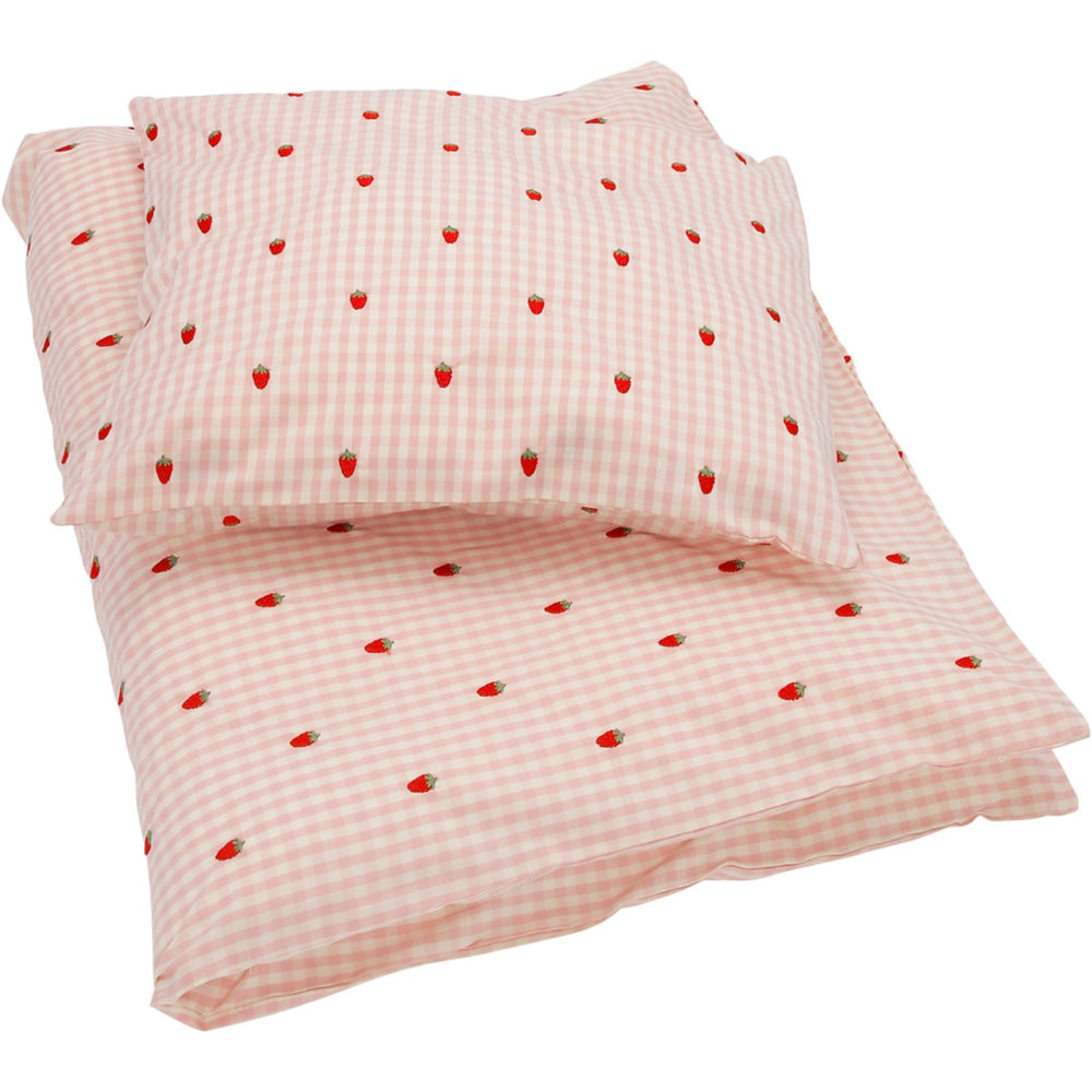 Køb Flöss Pink Berry Gingham Dolly Sengetøj