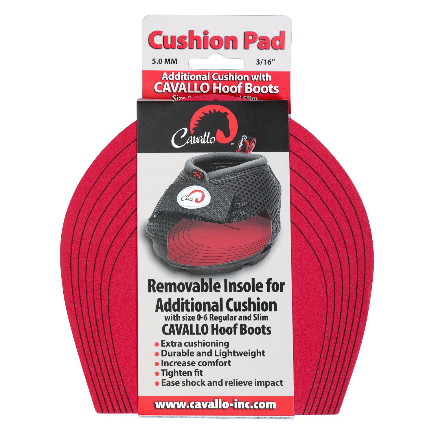 Cavallo Horse and Rider Einlegesohlen Cushion  - Simple/Trek (5 mm)