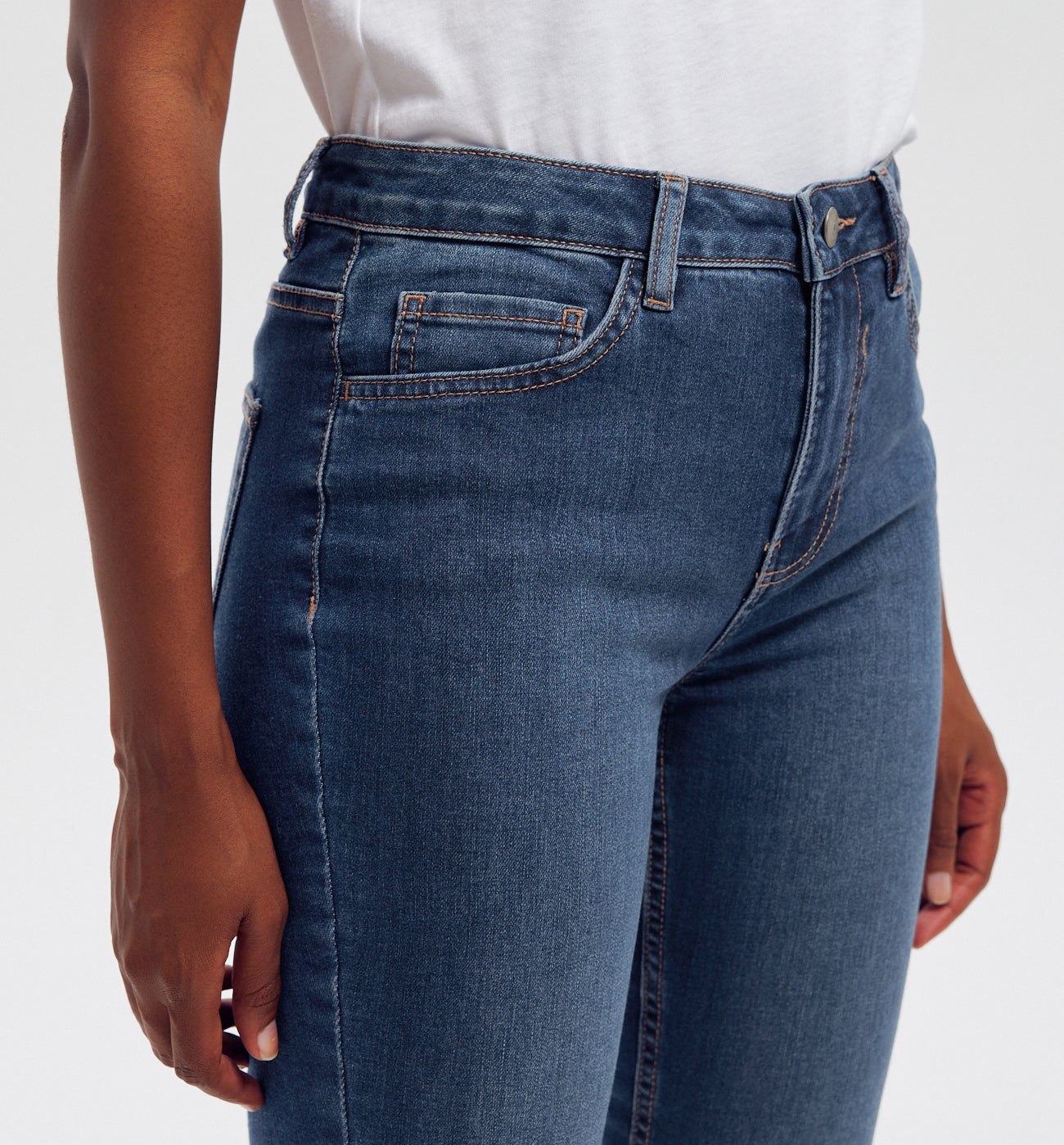 Jean skinny femme GASPARD - Jean brut
