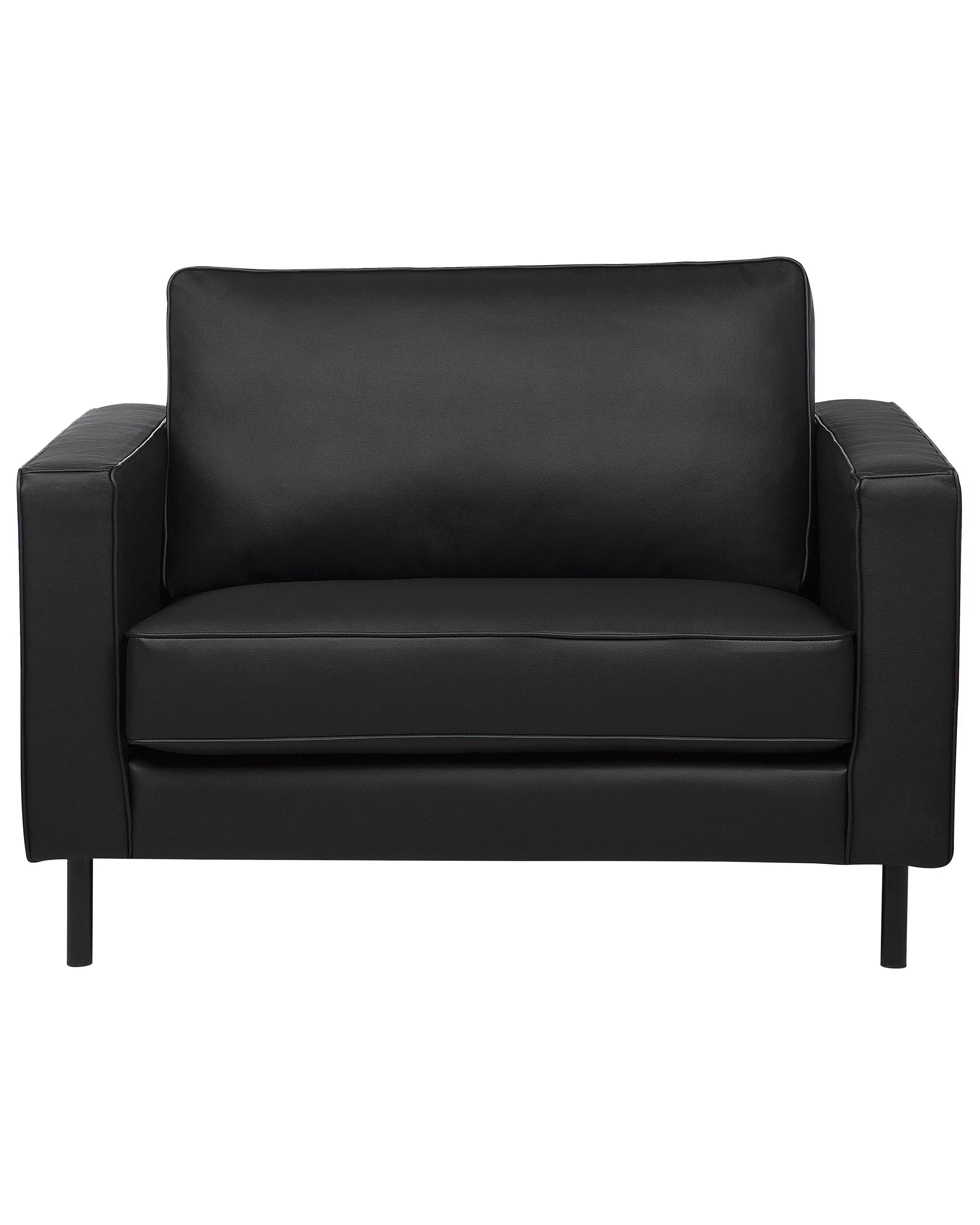 Fauteuil SAVALEN Leer Zwart
