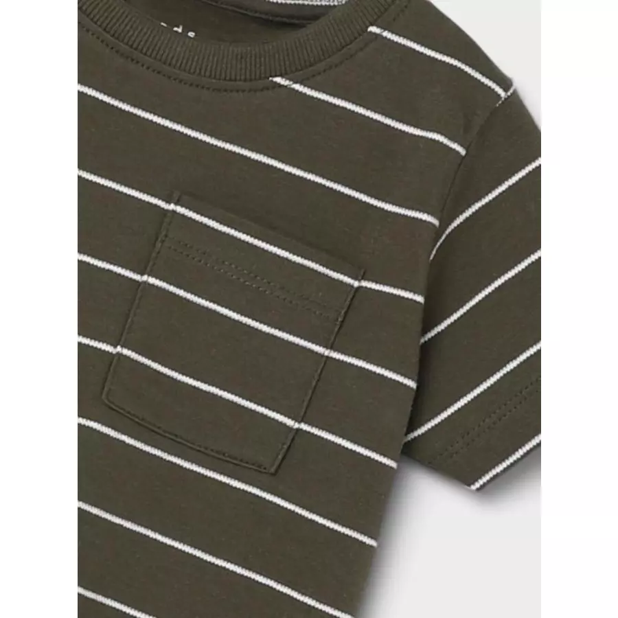 name it T-Shirt Nmmves Olive Night