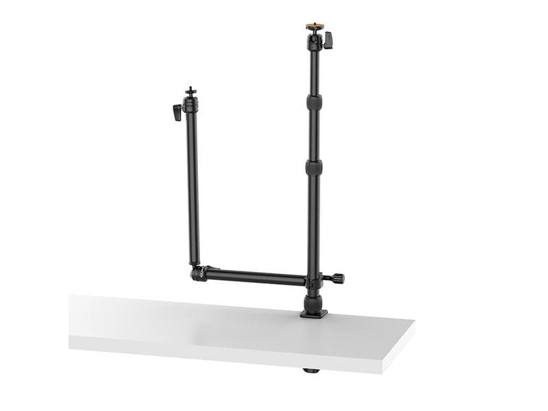 VIJIM Tischhalterung LS11 Universal mit Zusatzhaltearm Tischstativ mit 3 ausziehbaren Stangen