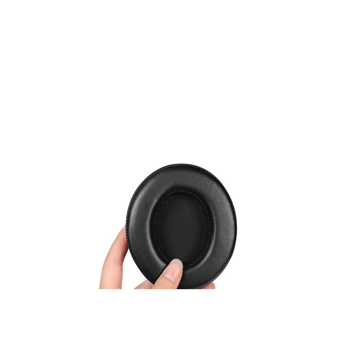 Sett med 2 øreputer i proteinskinn med klips for Shure AONIC50 Sort