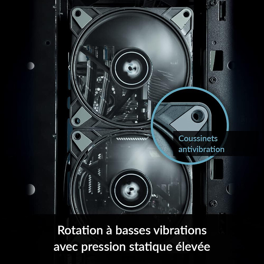Arctic P12 Max - 5 Pack - Noir