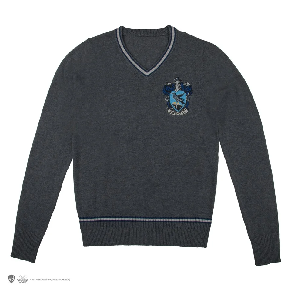 Harry Potter - ​Ravenclaw - Grå striktrøje - Large
