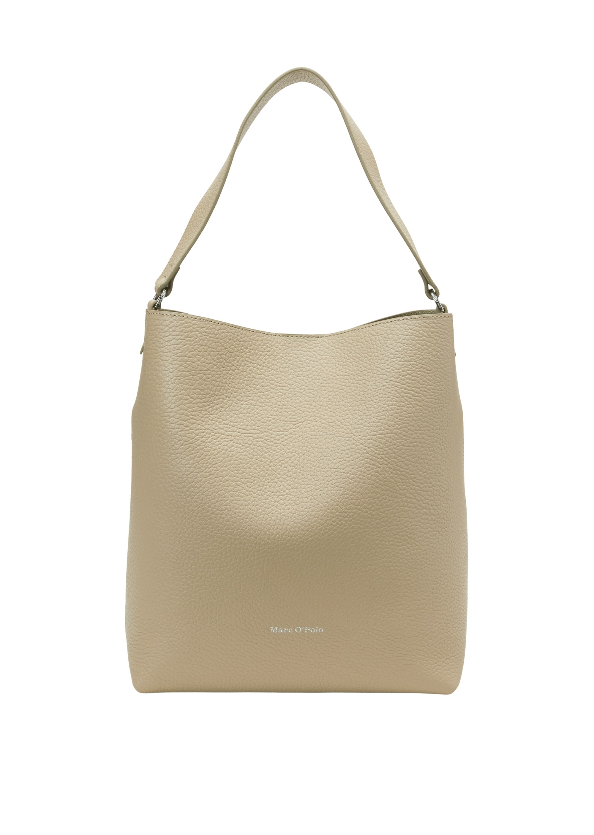 Hobo Bag medium aus genarbtem Rindleder