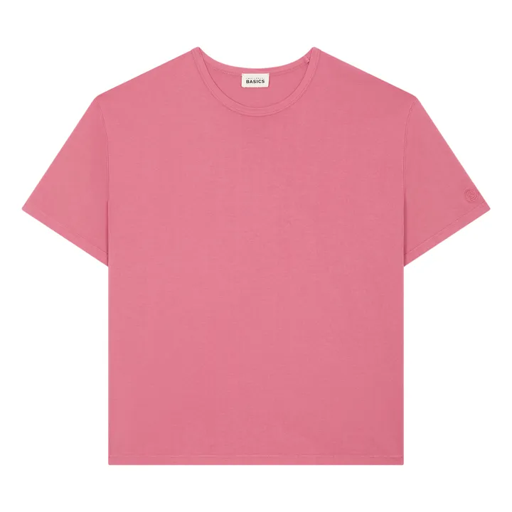 SMALLABLE BASICS T-Shirt Oversize Homme Coton Bio | Vieux Rose
