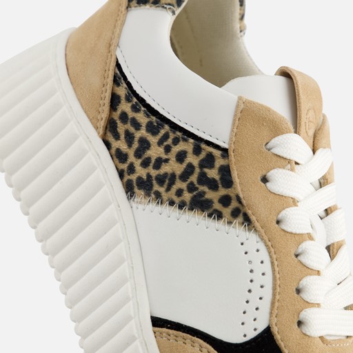 Tamaris Sneakers beige Leer