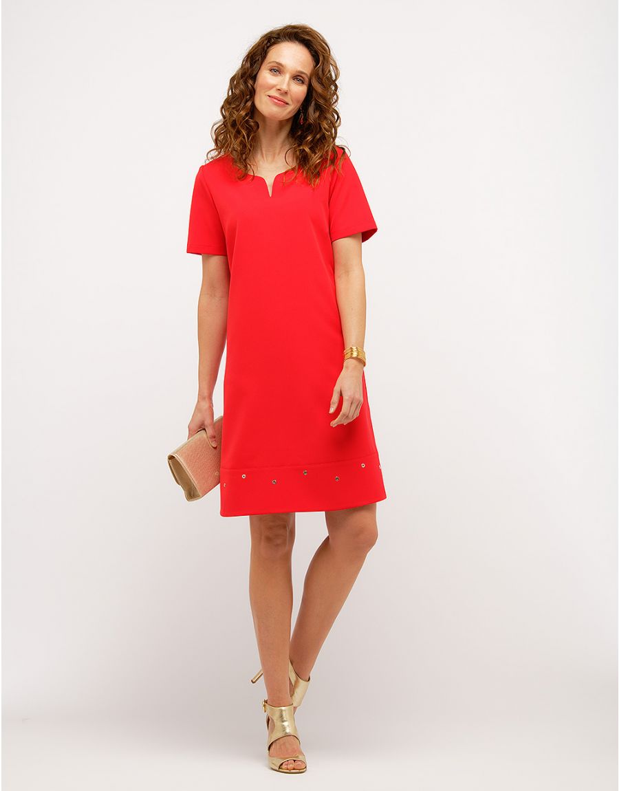 Robe chic rouge