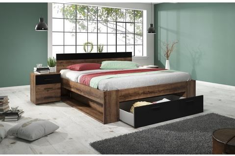 Houten Bed Bern - Walnoot - Kajuitbed
