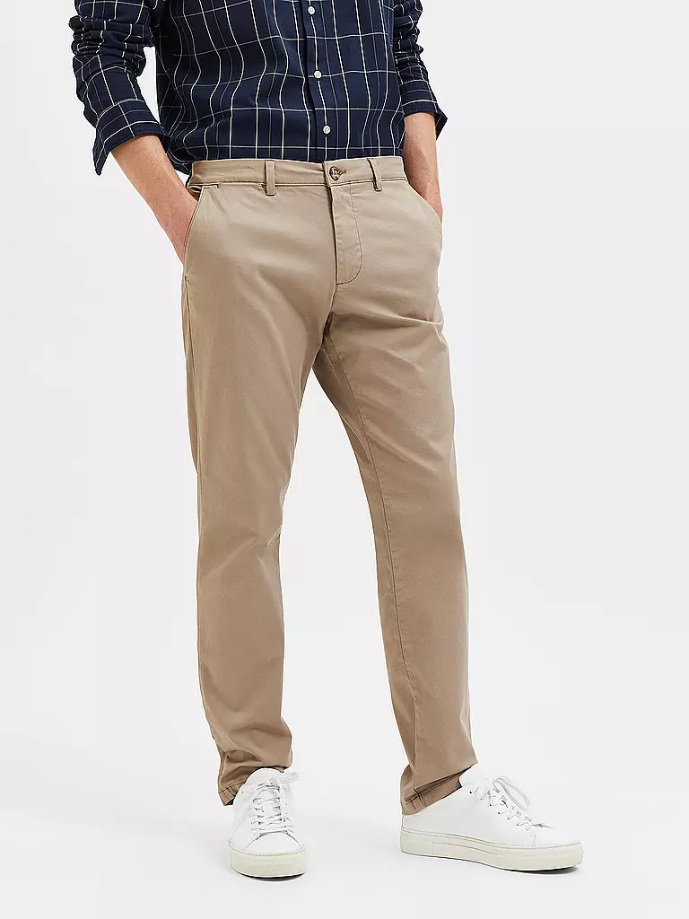 SELECTED Chino Slim Fit SLHSLIM beige