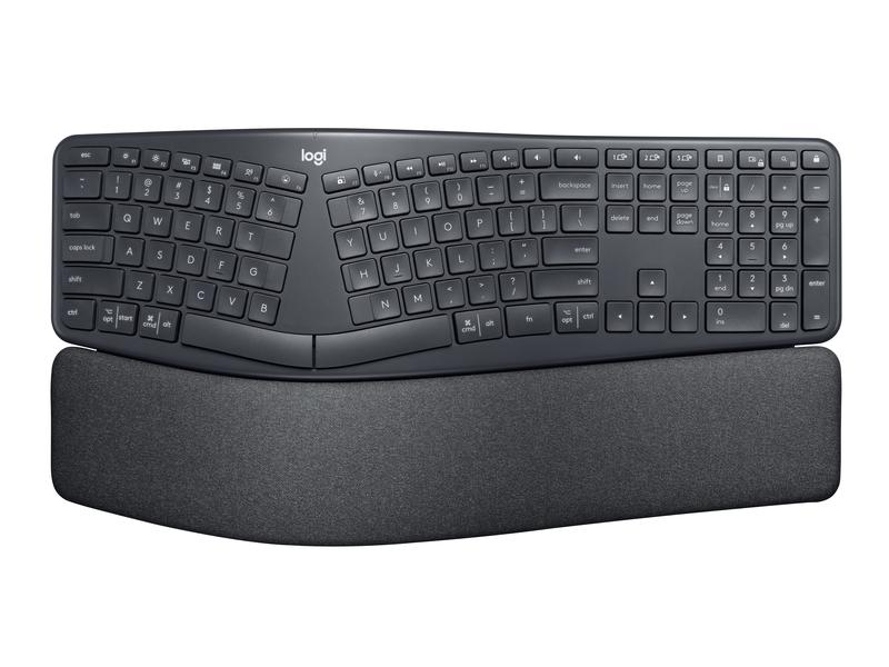 Logitech Tastatur K860 for Business Ergonomische und kabellose Tastatur mit Logi Bolt Empfänger