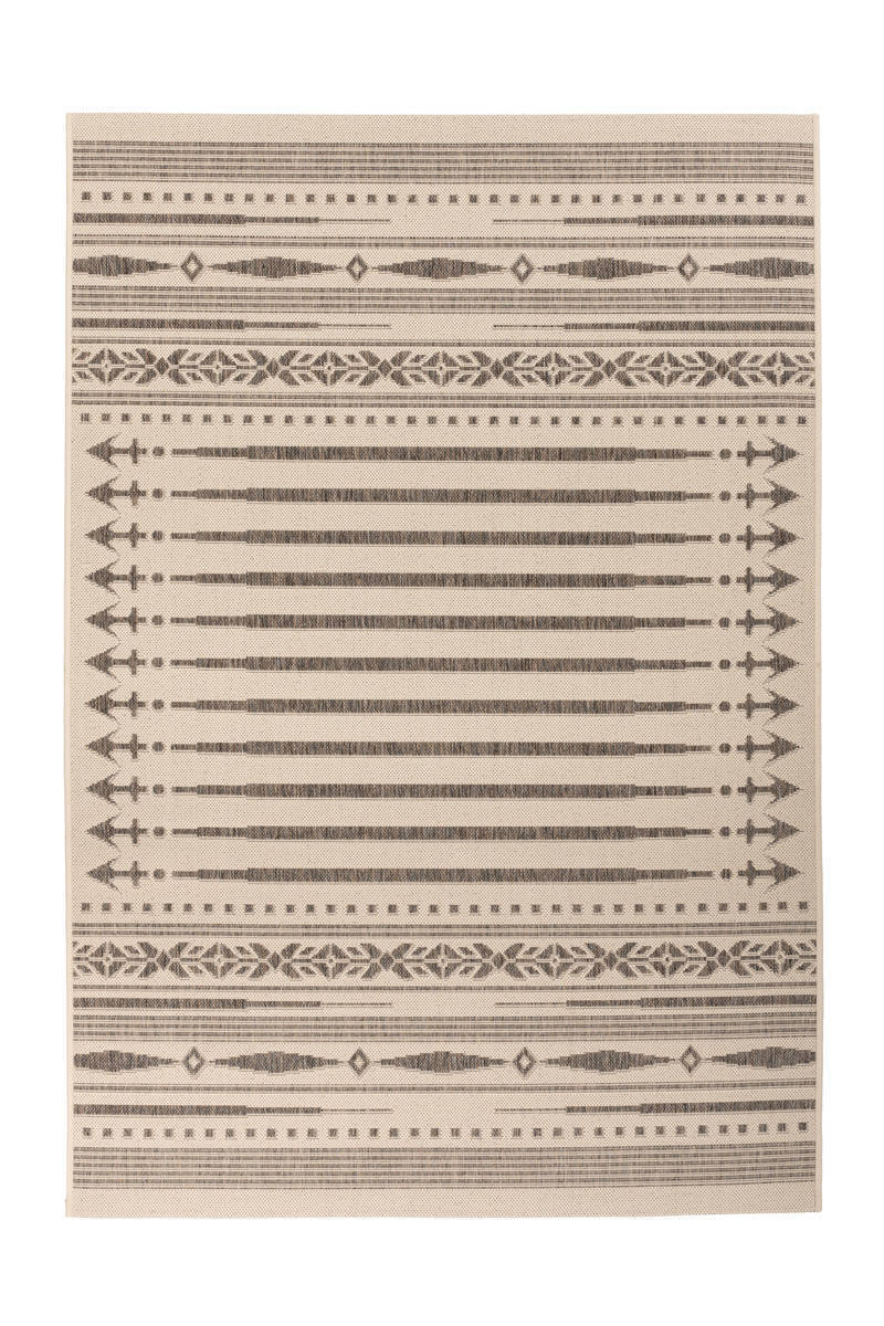 Outdoor-Kurzflorteppich SPLASH 200 - creme-braun - 80x150 cm