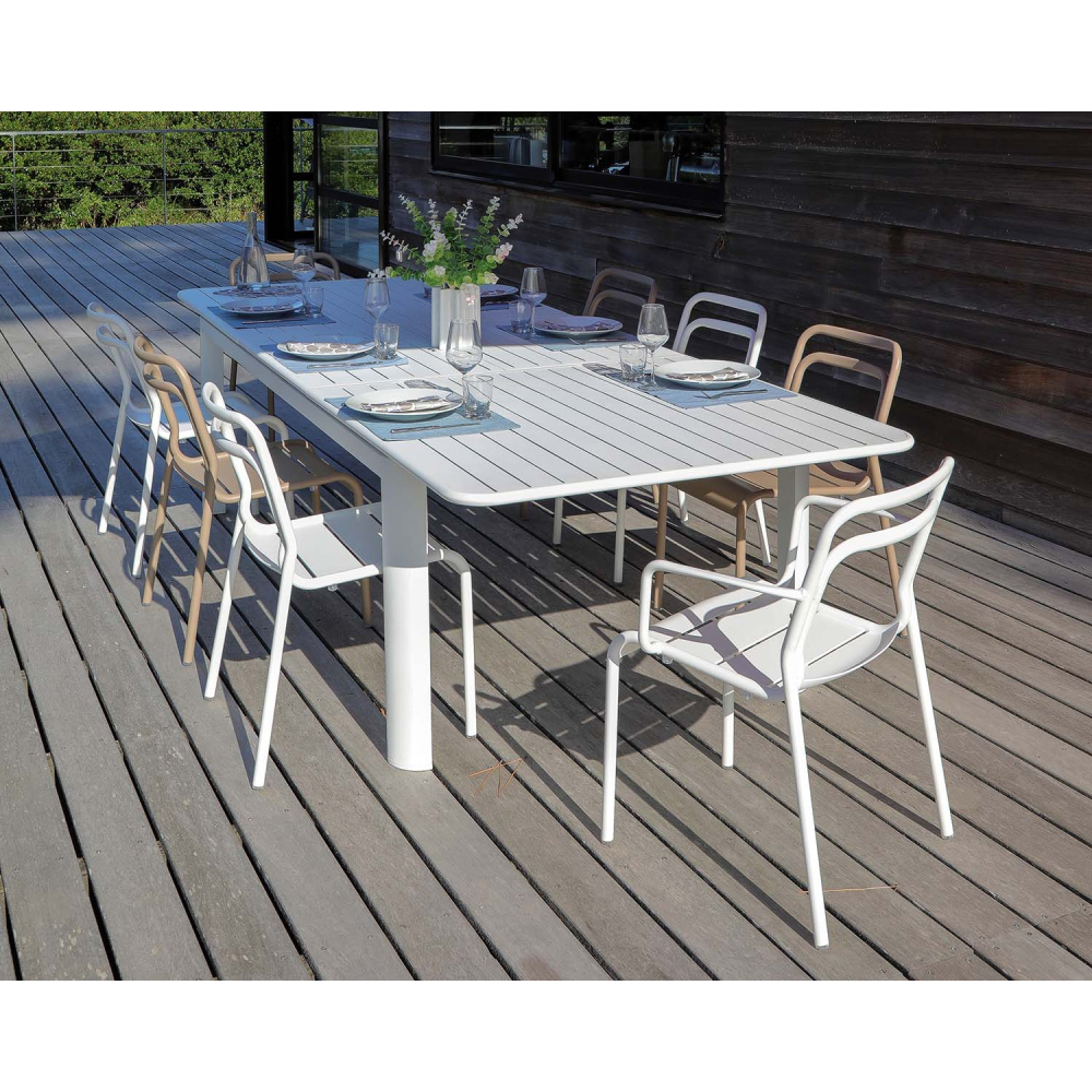 Fauteuil en aluminium eos