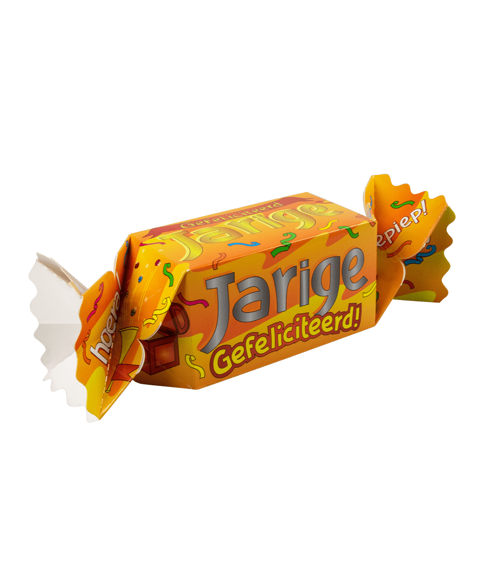 Geschenkdoosje Gefeliciteerd Jarige 26cm