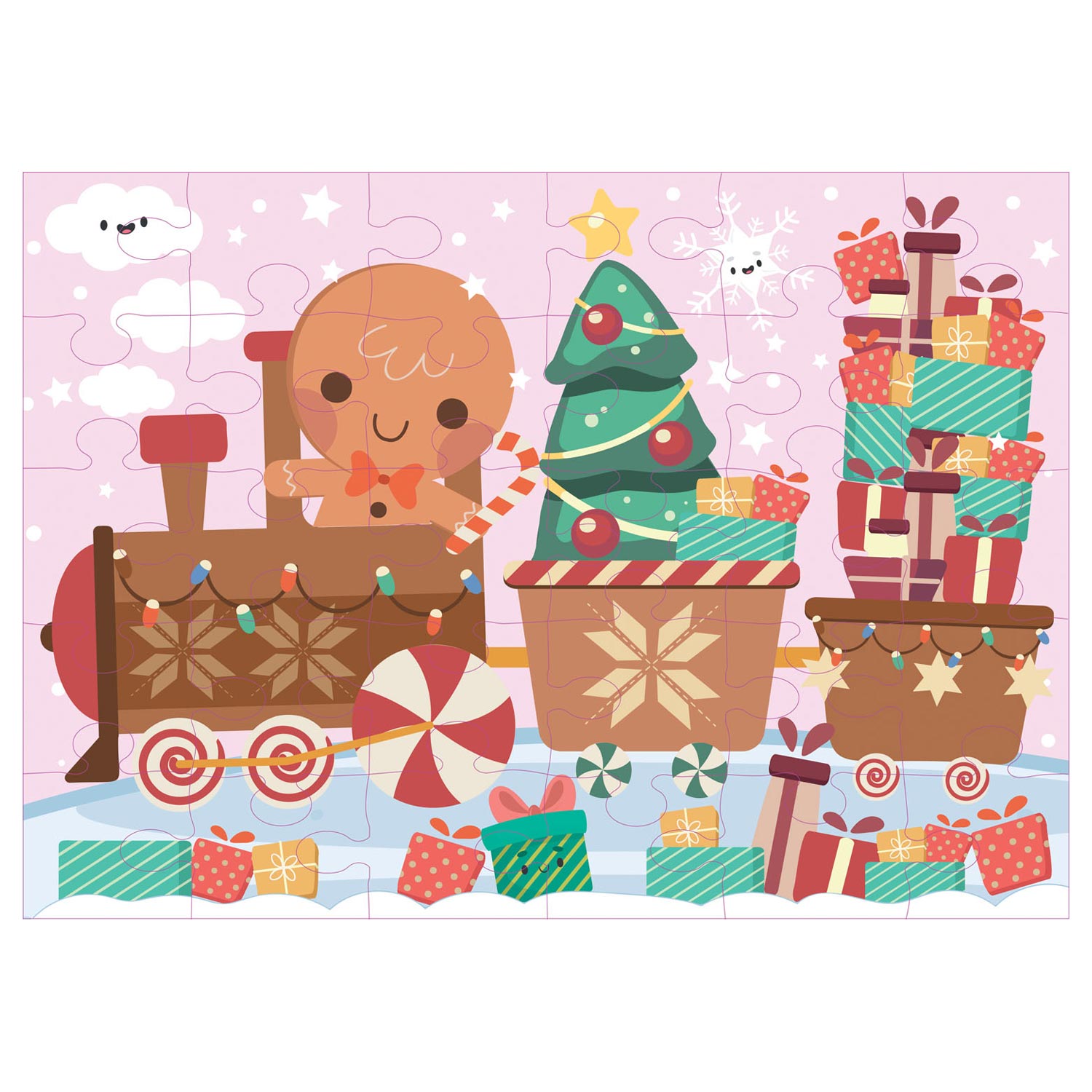 Kerstpuzzel, 30st.