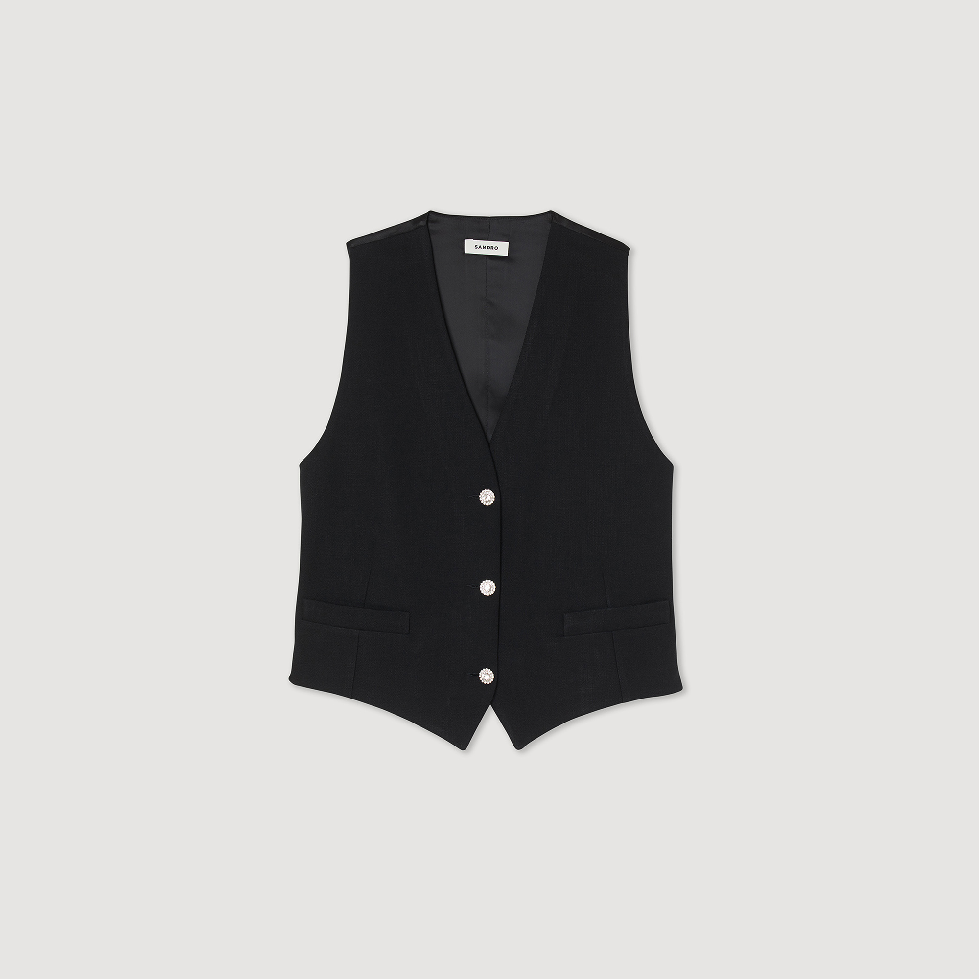Gilet d'homme á strass