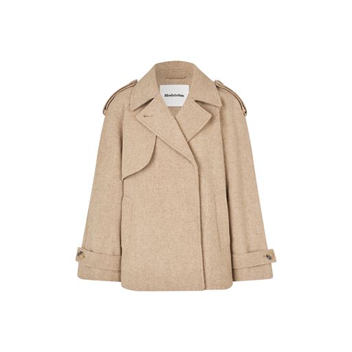 Modström EsmundMD Twill Jakke, Beige Twill Melange, L