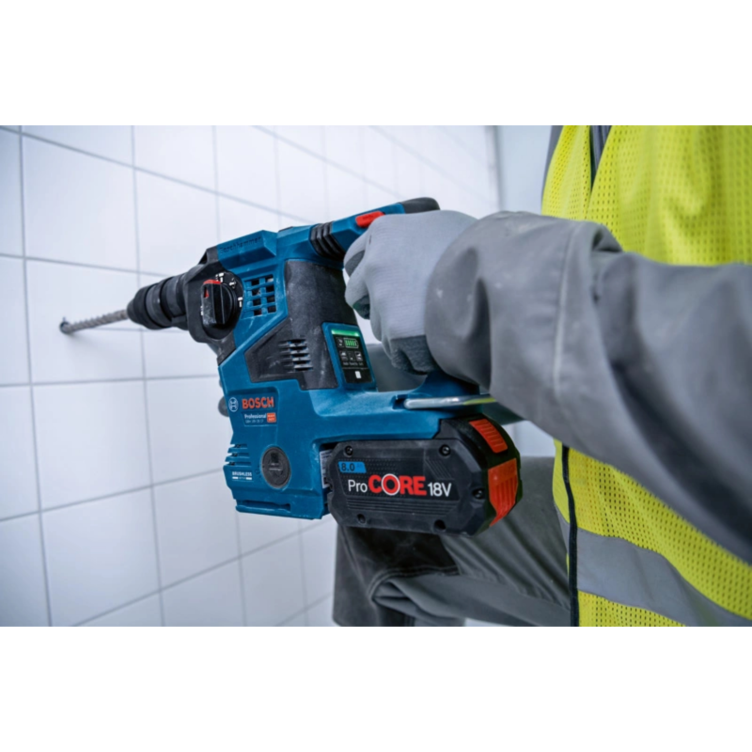 Bosch GBH 18V-28 CF Accu Boorhamer 2x PC 8,0 L-Boxx