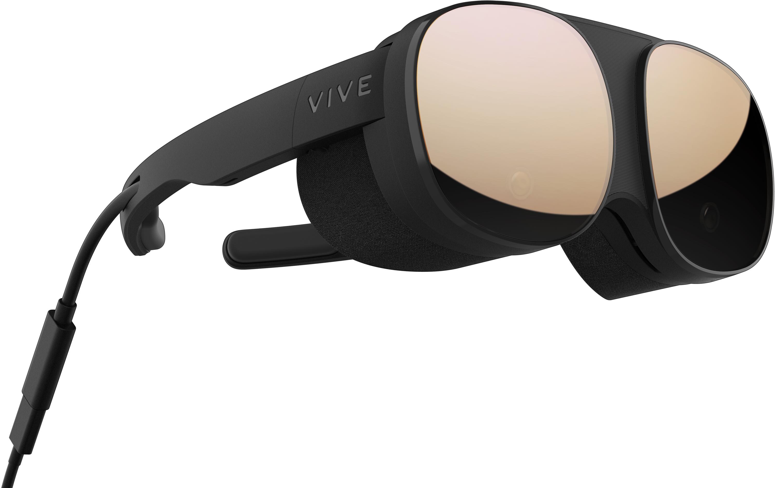 VR-Brille Vive Flow<br>Ultraleichte, faltbare und immersive VR-Brille mit austauschbaren Gesichts- und Schläfenpolstern