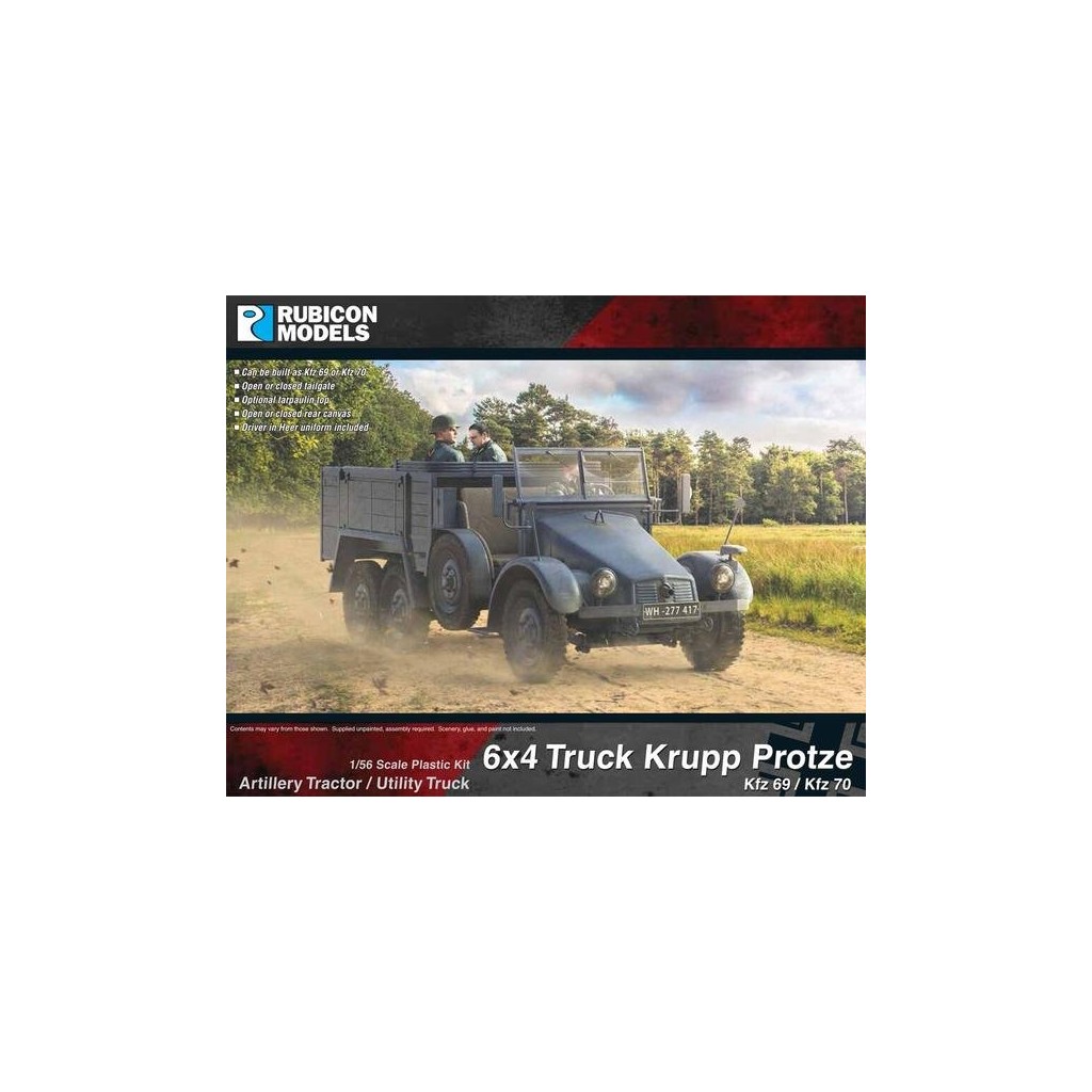 6x4 Truck Krupp Protze Kfz69 - Kfz70