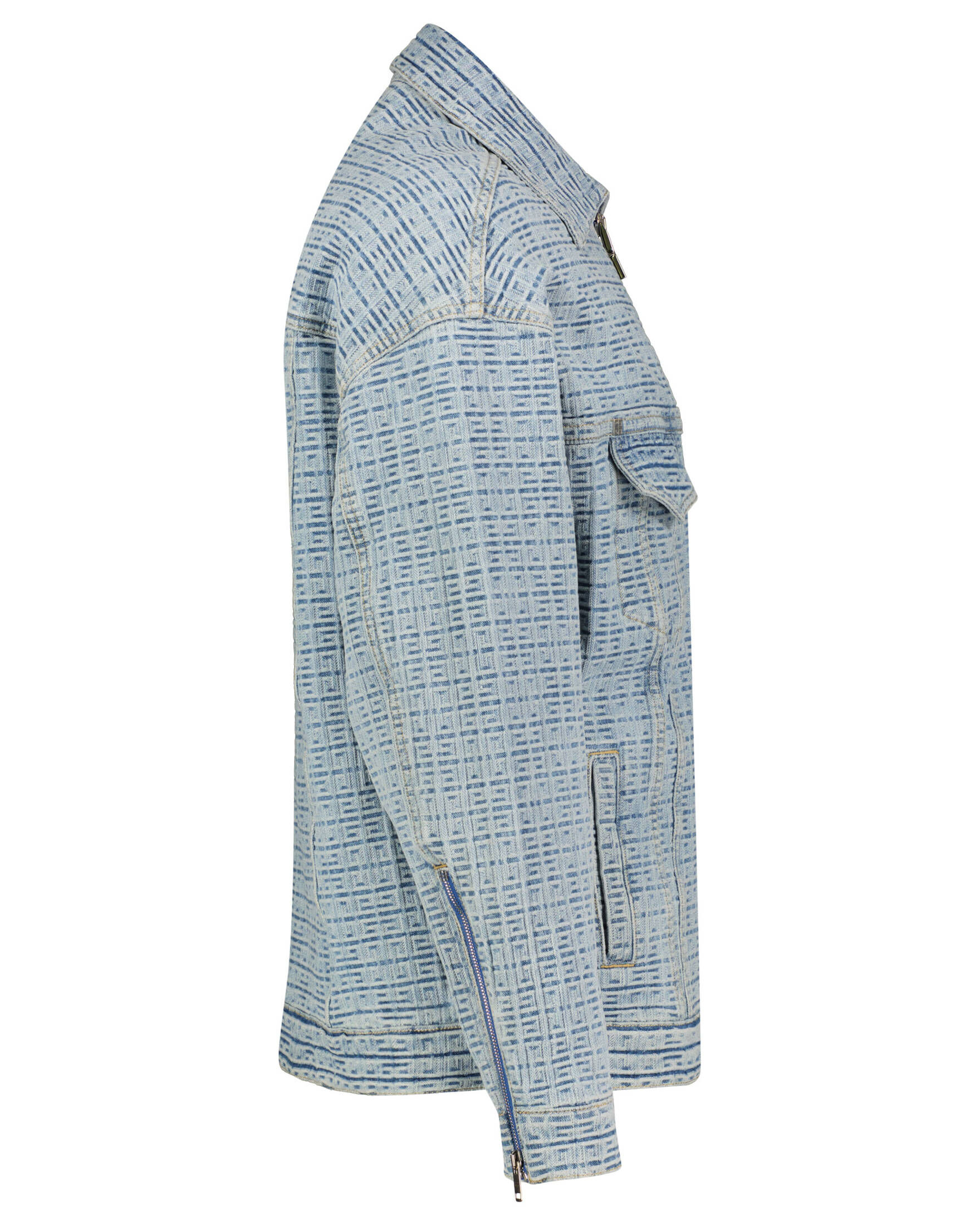 Givenchy| Herren Jeansjacke OVERSIZED 4G RIVET