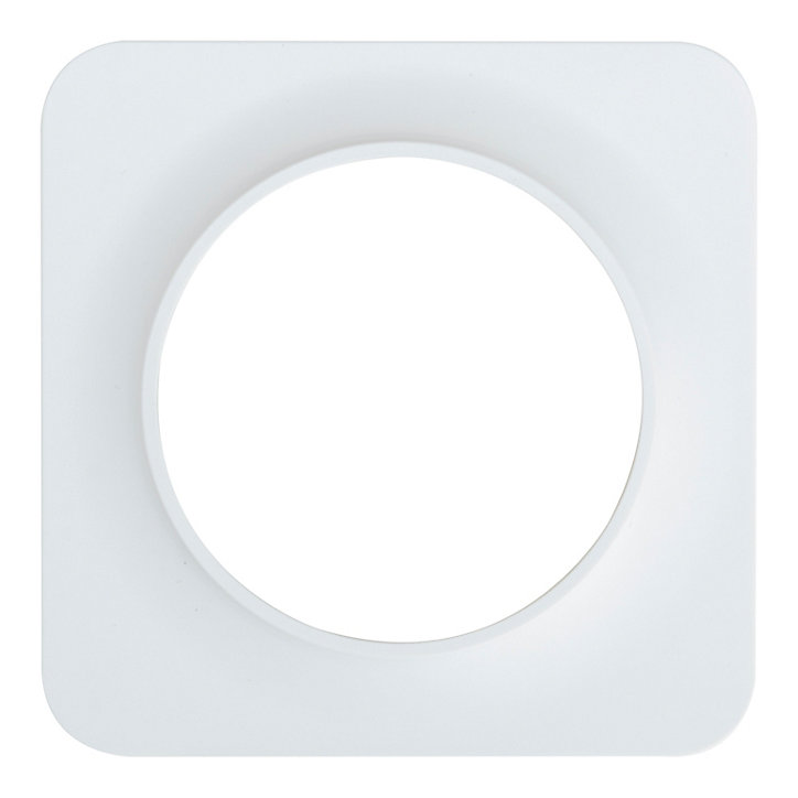 Plaque de finition simple Jacobsen Espen blanc