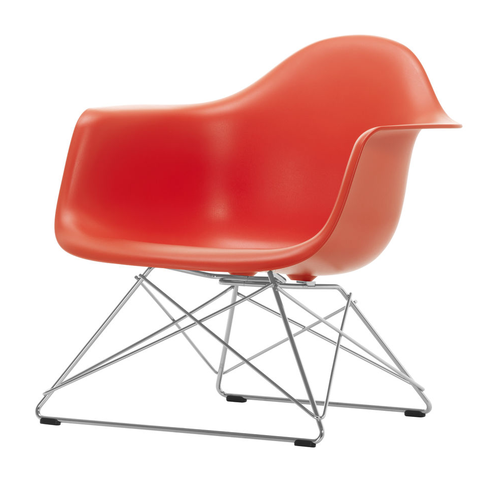 Fauteuil LAR RE chroom Poppy Red