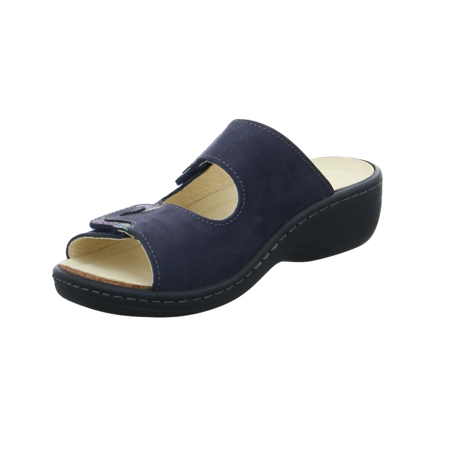 COLLECTION CHRISTA PFAFF Pantolette Blau Leder