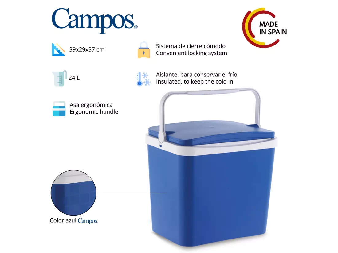 Réfrigérateur 24l blue campos