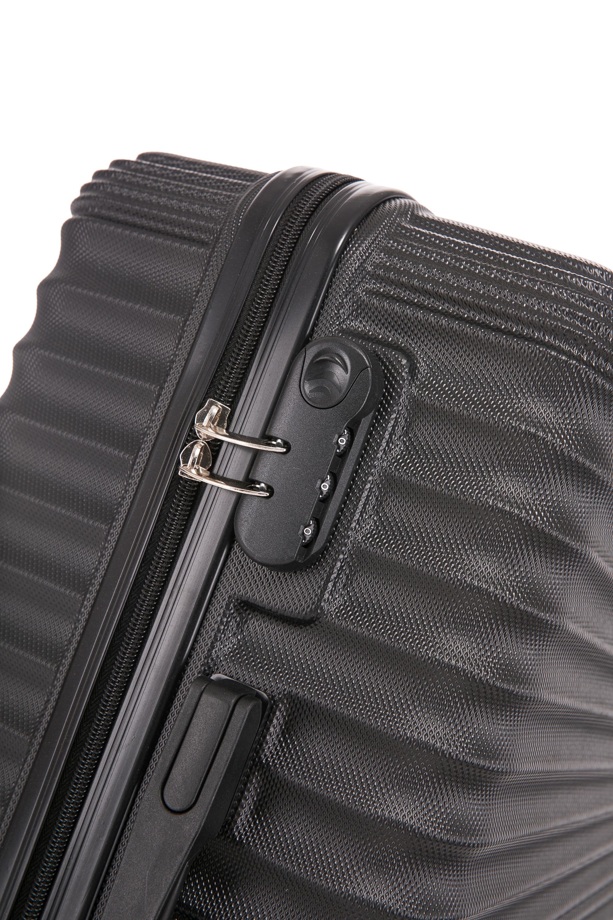 Reisekoffer Hartschalenkoffer NIA 3er Set schwarz