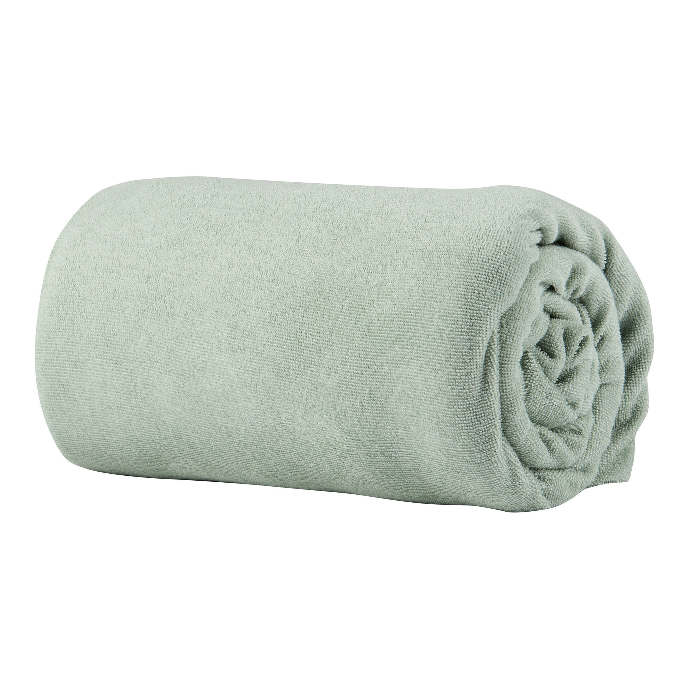 baby-walz - BASICS Wickelauflagenbezug 85x75 cm Frottee Iceberg Green