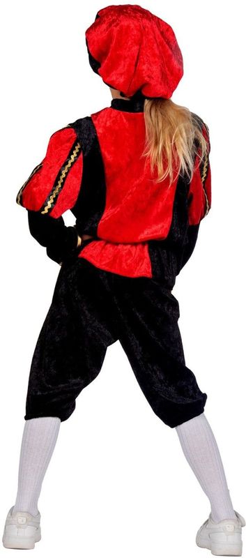 Carnavalskostuum - Rood-Zwart - 100% Polyester